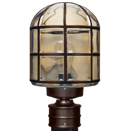 Besa Lighting Costaluz, 3417 Series Post, Bronze 1x75W Incandescent 341797-POST